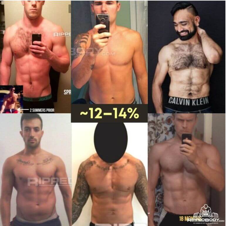 男性編 体脂肪率7 40 の見た目 腹筋が割れるのは 以下 最高のパーソナルトレーナーが見つかるインタビューメディア ファインドトレーナー